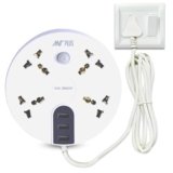 Ant Plus Electric 430 Power Strips with 4 Universal Socket and 3 USB-A, 3-Meter Cord, 2500-Watt, Fireproof, Heavy Duty Cable Overload Protection, Extension Cord for Home/Office Appliances – White