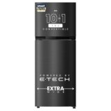 IFB Smart Choice 241L 3 Star Tru Convertible 10-in-1 Advanced Inverter Frost Free Double Door Refrigerator (IFBFF-2913DKSET, Metal Black, 360 Degree Cooling, Extraordinary Space)