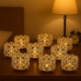 CentraLit Tealight Candle Holder Votives Bowl for Home Decoration, Diya Diwali Decoration Lights Centerpieces for Wedding Home Party Table Decor (Gold (Pack of 10))