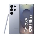 Samsung Galaxy S25 Ultra 5G AI Smartphone (Titanium Silverblue, 12GB RAM, 256GB Storage), 200MP Camera, S Pen Included, Long Battery Life