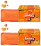 Savlon Moisturizing Glycerin Soap Bar With Germ Protection, Pack Of 10-125G Each