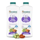 Himalaya Baby Powder 400g (Pack of 2) | Refreshes and keeps baby’s skin smooth and dry