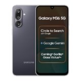Samsung Galaxy M36 5G (Velvet Black, 6 GB RAM, 128 GB Storage)| Circle to Search| Google Gemini| Corning Gorilla Glass Victus+| 7.7mm Slim| AI Enhanced 50 MP OIS Triple Camera| Unmatched Nightography